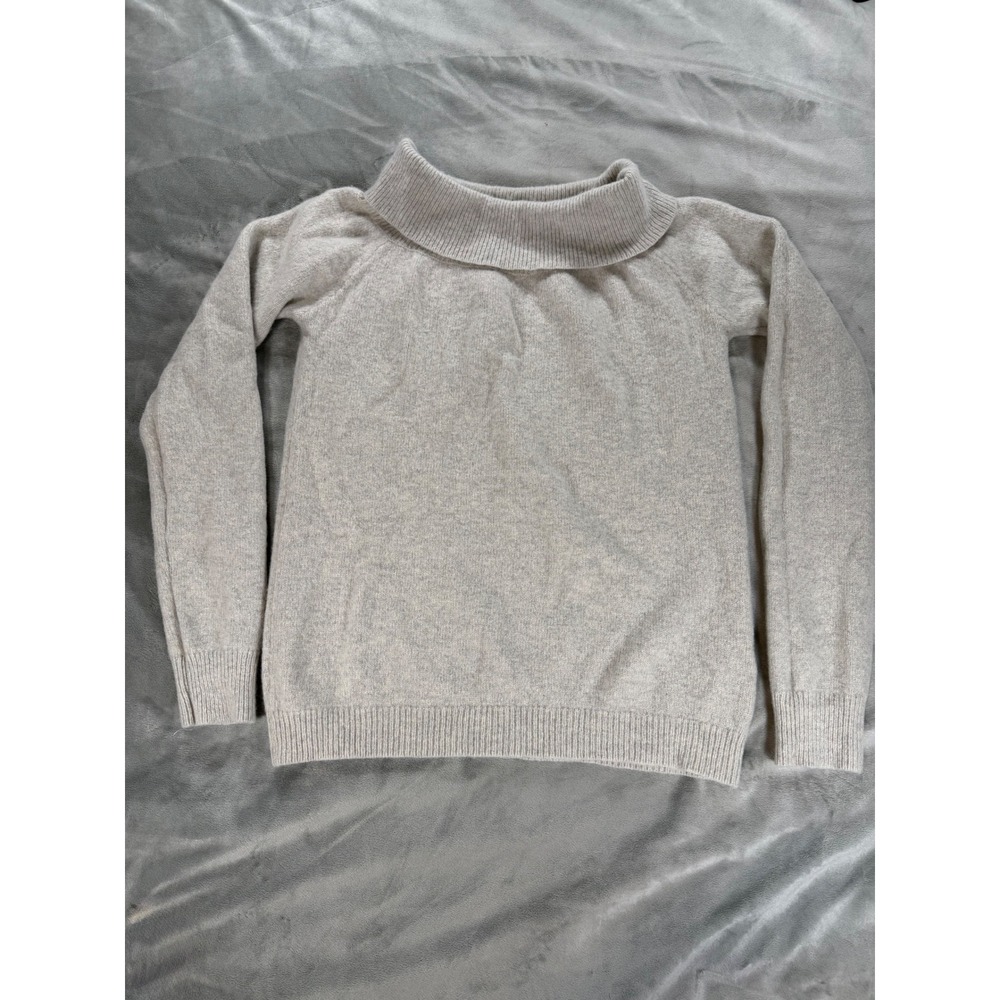 Brandy Melville Sweater Womens Small One Size Gray Fall Wool Turtleneck Pullover